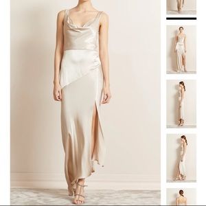 Bec + Bridge Moon Dance Cowl Dress in Sand